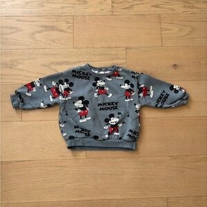 Zara toddler blue sweatshirt, size 2-3Y